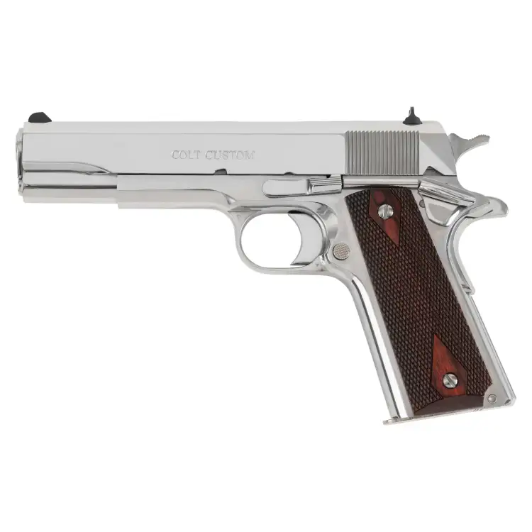 Pistolet Colt Government Model 5" Bright Stainless kal. .45 ACP