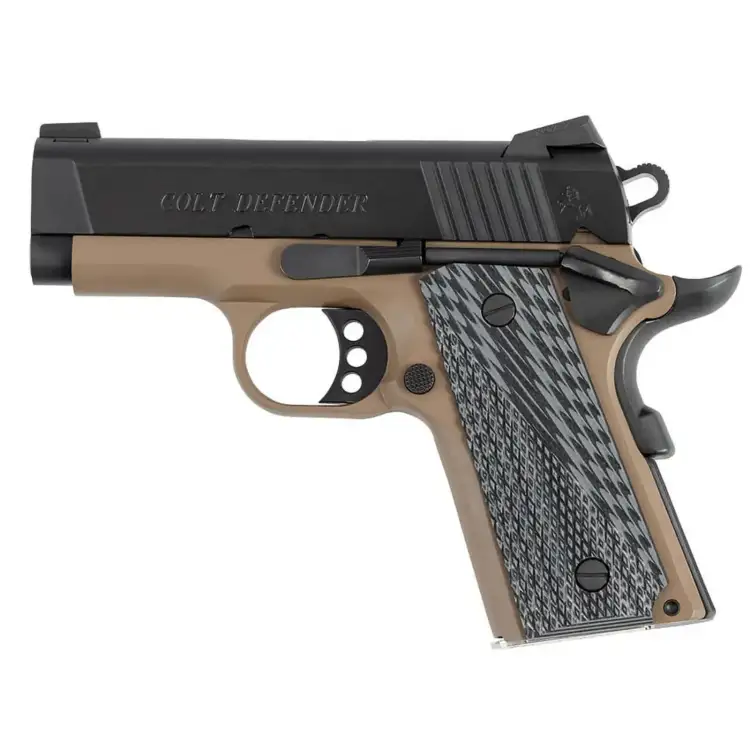 Pistolet Colt Defender FDE 3" Fde Cerakote Blued kal. .45 ACP
