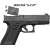 Pistolet Glock 43X Coyote A-CUT COA COMBO kal. 9