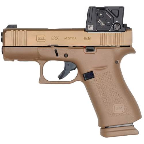 Pistolet Glock 43X Coyote A-CUT COA COMBO kal. 9