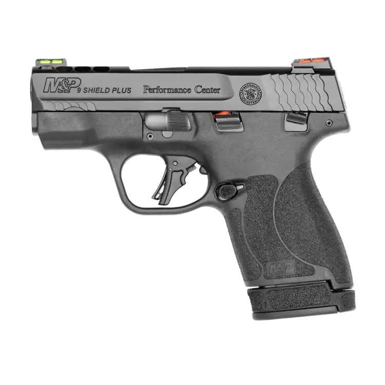 Pistolet Smith & Wesson M&P9 Shield Plus PERFORMANCE CENTER - 9x19mm - Czarny (13254) - THUMB SAFETY