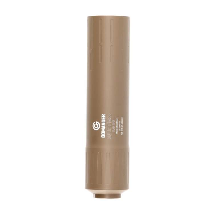 Tłumik do broni myśliwskiej Gomander Hunter II OB 8 mm M15x1 FDE