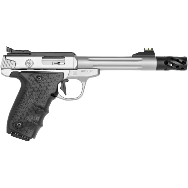 Pistolet Smith & Wesson SW22 VICTORY TARGET MODEL FIBER OPTIC SIGHTS - .22 LR (12078)