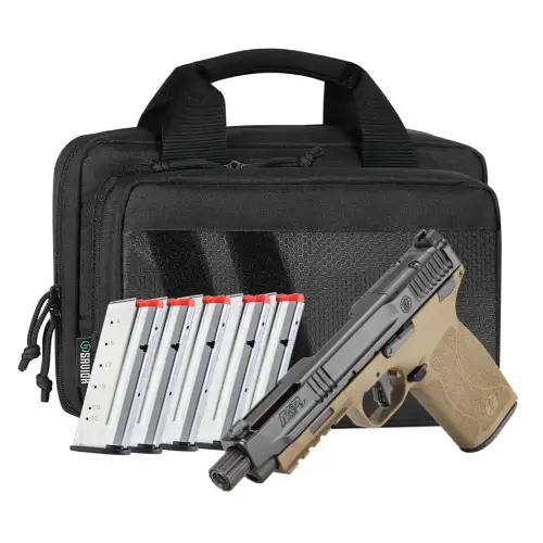 Pistolet Smith & Wesson M&P 5.7 Carry On Bundle - kal. 5,7×28 mm - Czarny/FDE (14751)