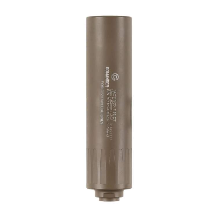 Tłumik do broni Gomander Tactinox DT 7,62 mm M14x1 LH FDE