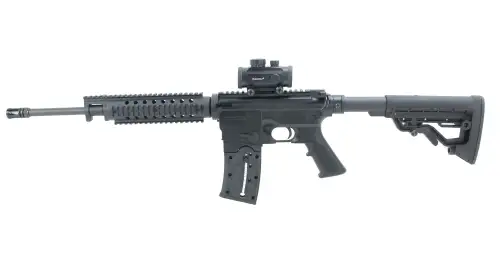 Karabinek Mossberg 715T Flat Top Green Dot Combo - kal. .22 LR - Czarny