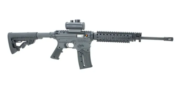 Karabinek Mossberg 715T Flat Top Red Dot Combo - kal. .22 LR - Czarny