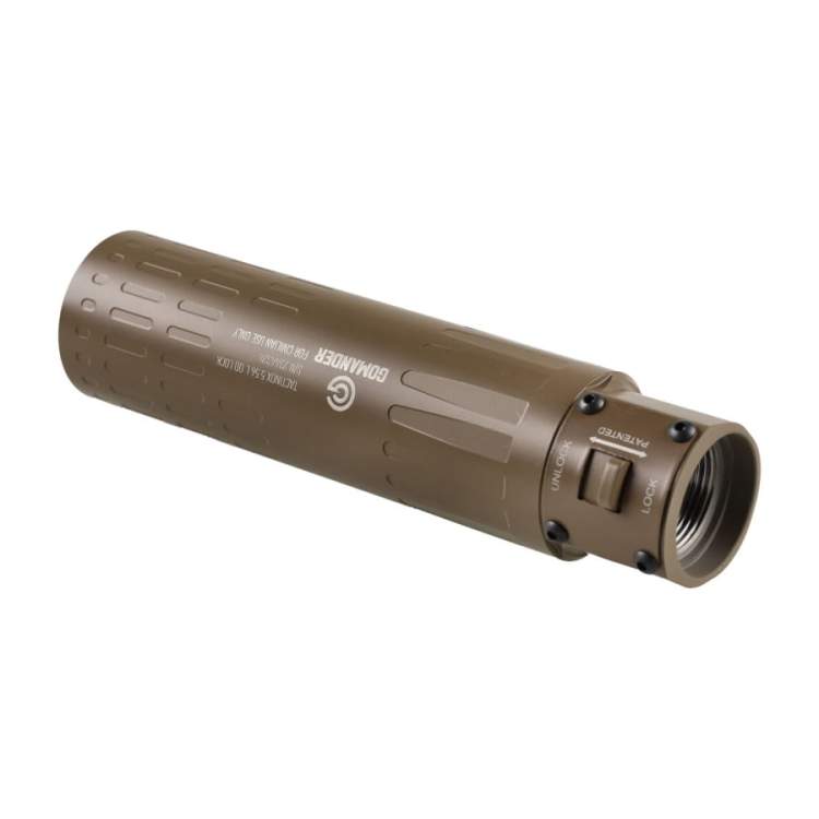Tłumik do broni Gomander Tactinox L 5,56 mm QD-Lock M26x1,5 FDE