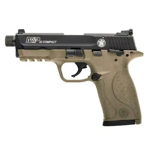 Pistolet Smith & Wesson M&P 22 Compact TB - kal. .22 LR - FDE (10242)