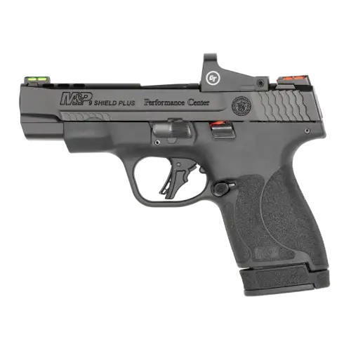 Pistolet Smith & Wesson M&P9 Shield Plus PERFORMANCE CENTER - 9x19mm - Czarny (13253) - CRIMSON TRACE PORTED