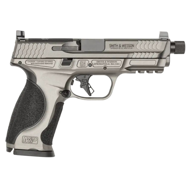 Pistolet Smith & Wesson M&P M2.0 Metal TB- 9x19mm - Tungsten Gray (14162)