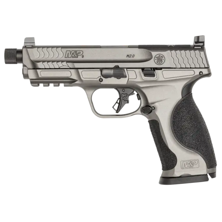 Pistolet Smith & Wesson M&P M2.0 Metal TB- 9x19mm - Tungsten Gray (14162)