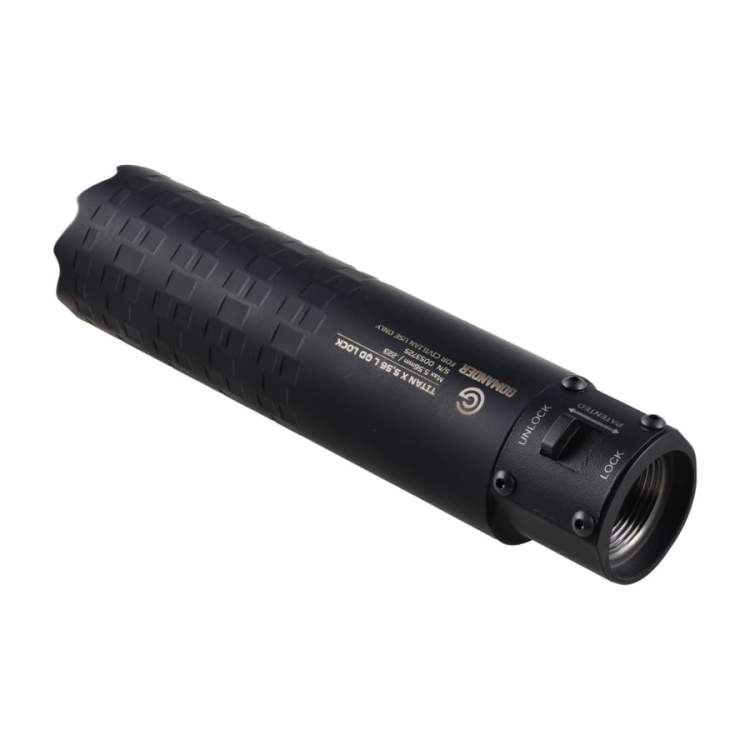 Tłumik Gomander Titan X QD-LOCK L 5,56 M26x1,5 Czarny