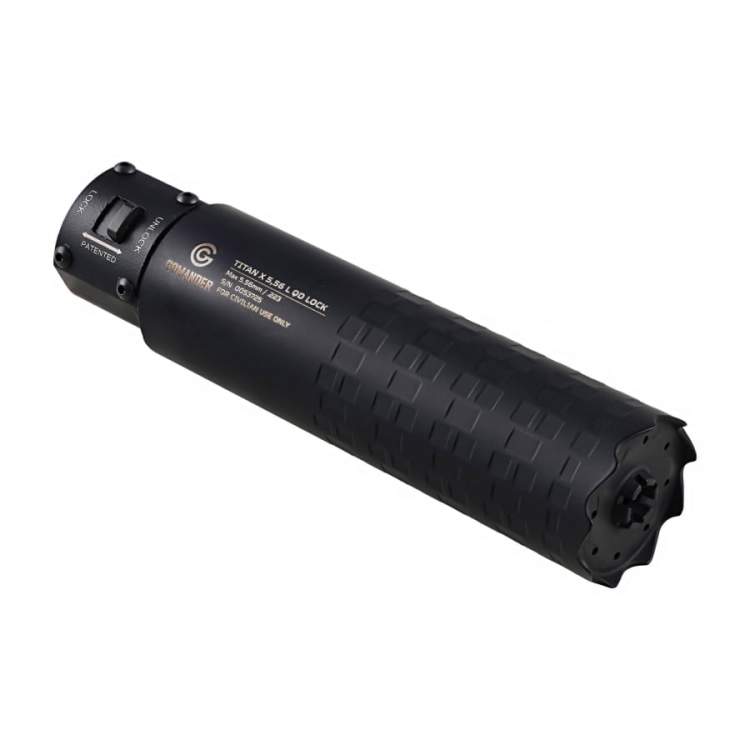Tłumik Gomander Titan X QD-LOCK L 5,56 M26x1,5 Czarny