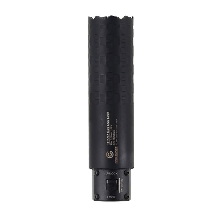 Tłumik Gomander Titan X QD-LOCK L 5,56 M26x1,5 Czarny