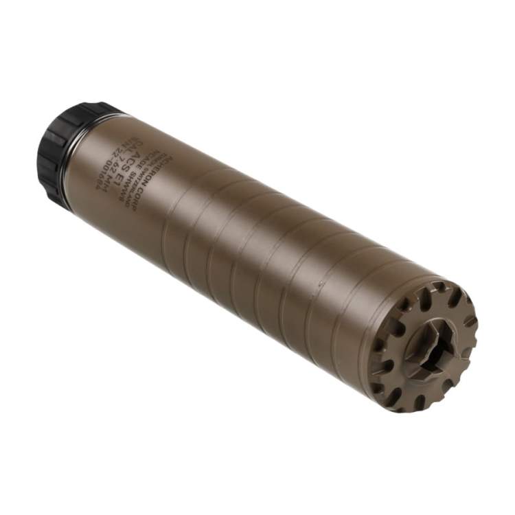 Tłumik do broni Acheron ACS E1 HexaLug 7,62 mm FDE