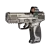 Pistolet Smith & Wesson M&P M2.0 Metal - 9x19mm - Tungsten Gray (13971) HOLOSUN HS407C