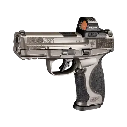 Pistolet Smith & Wesson M&P M2.0 Metal - 9x19mm - Tungsten Gray (13971) HOLOSUN HS407C