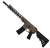 Karabinek CheyTac CT15F MIL STD 13,9" kal. 5,56x45 mm / .223 Rem - Patriot Brown