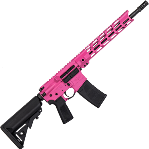 Karabinek CheyTac CT15F MIL STD 13,9" kal. 5,56x45 mm / .223 Rem - Prison Pink