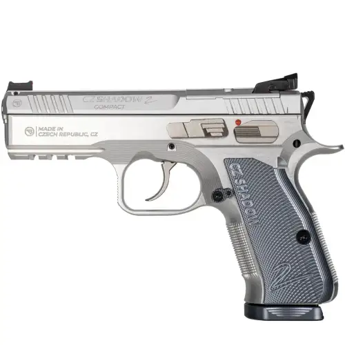 Pistolet CZ SHADOW 2 COMPACT INDUSTRIAL SILVER kal. 9x19 mm