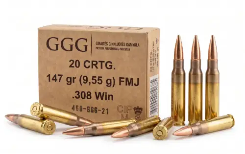 Amunicja GGG kal. 308Win FMJ GPX11 (147GRN) - 20 szt