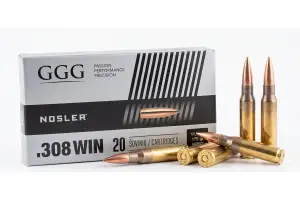 Amunicja GGG kal. 308Win HPBT GPX15 (175GRN) Nosler - 20 szt