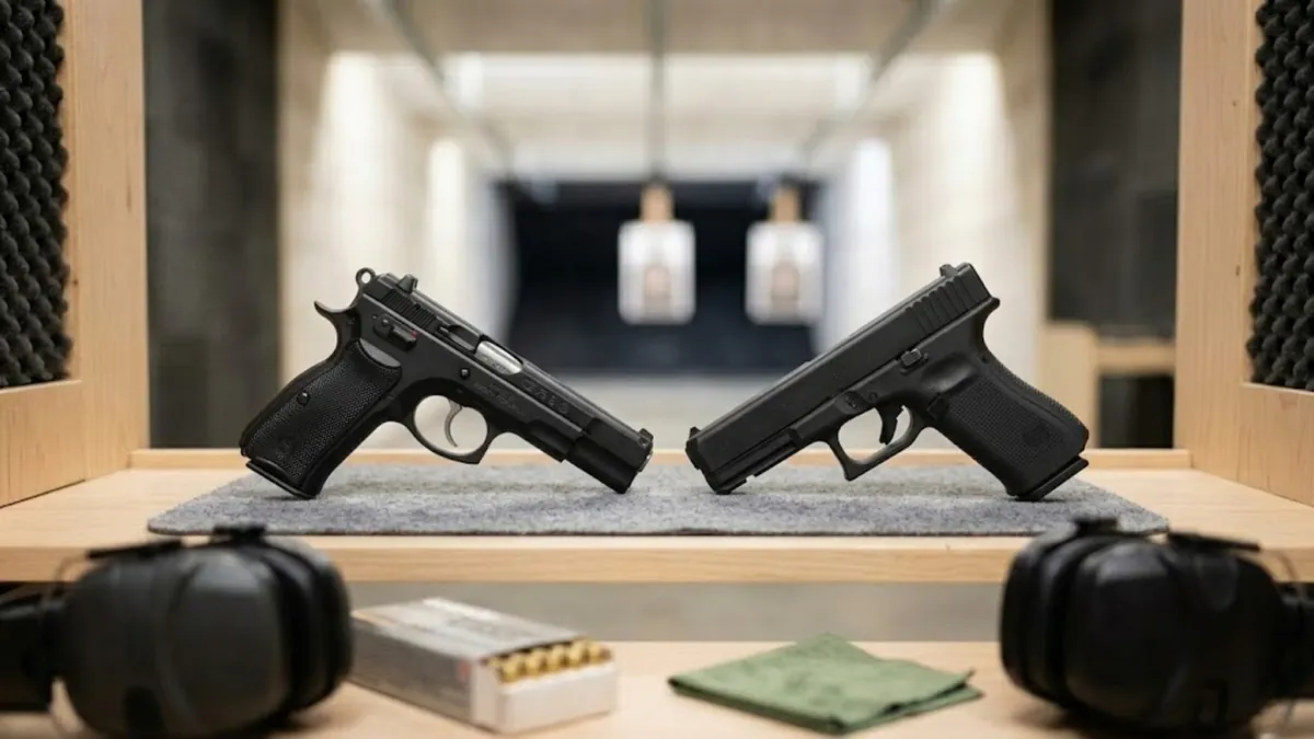 Pistolet CZ 75 vs glock 17