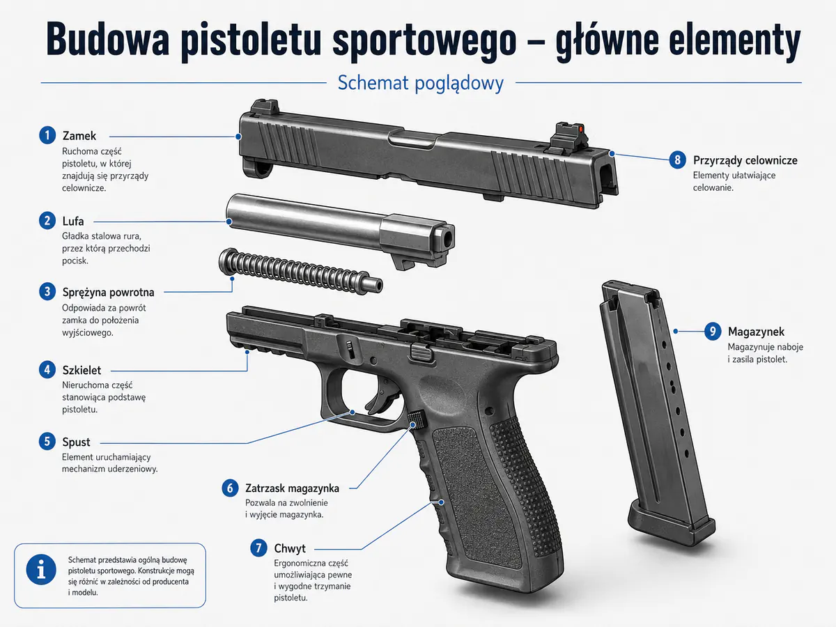 Budowa pistoletu Glock