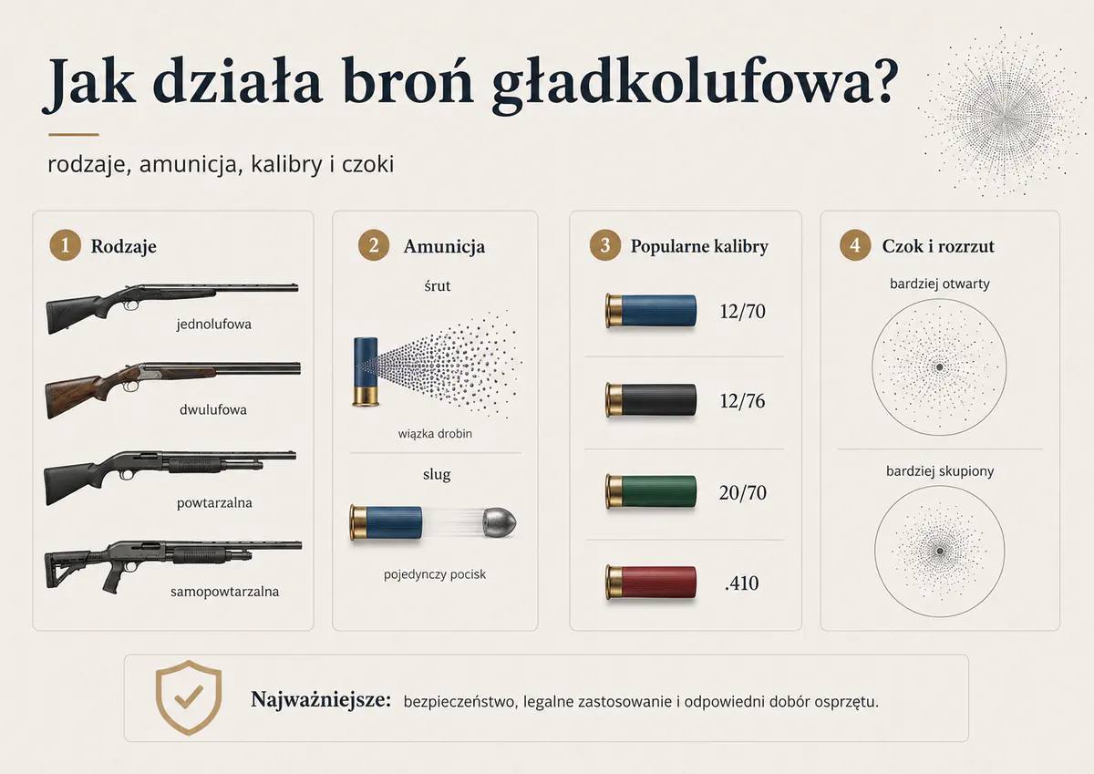 Jak działa broń gładkolufowa?